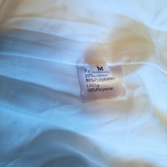 White soft lace mini dress Small - Picture 8 of 8